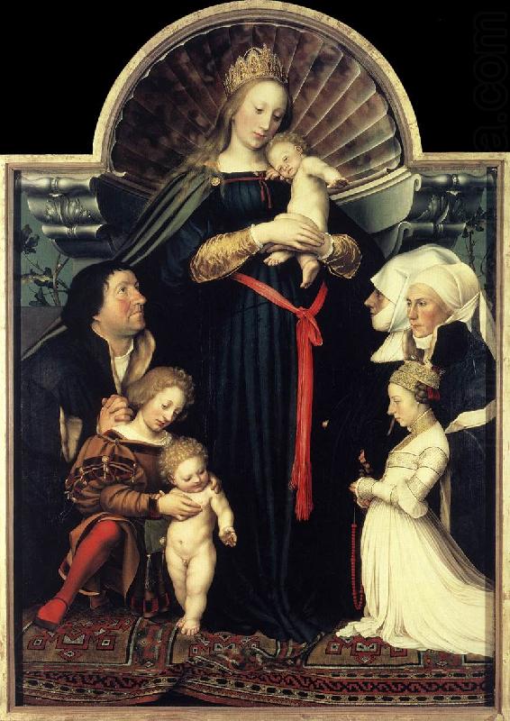 HOLBEIN, Hans the Younger Darmstadt Madonna sg china oil painting image
